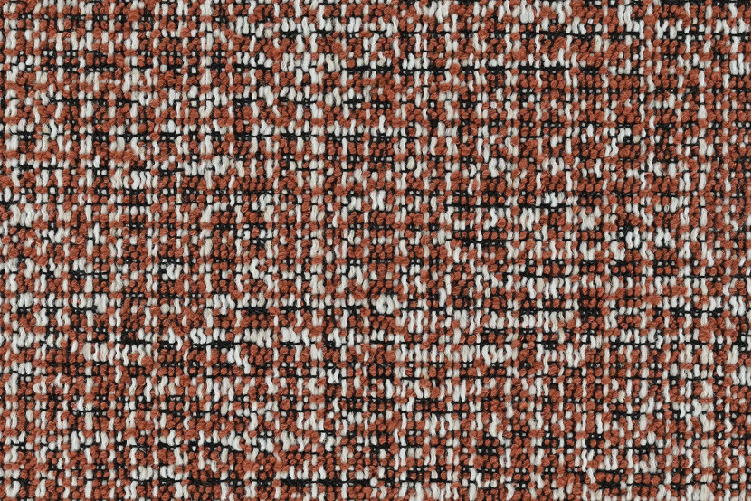 Canapé 3 places convertible et modulable - Tissu tweed Rouge