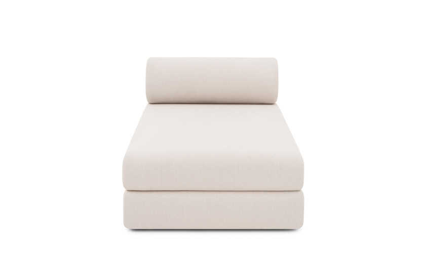 Housse Méridienne convertible - Tissu imperméable beige clair