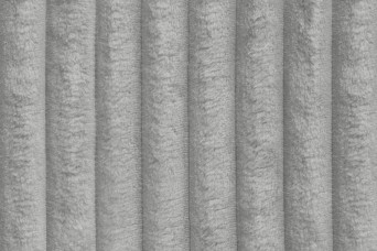 Housse Canapé droit convertible - 2 places - Tissu velours côtelé XL gris clair