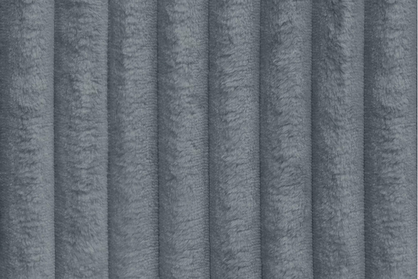 Housse Méridienne convertible - Tissu velours côtelé XL gris