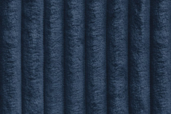 Housse Fauteuil convertible - Tissu velours côtelé XL bleu