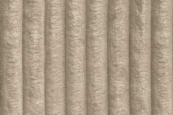 Housse Canapé droit convertible - 2 places - Tissu velours côtelé XL taupe