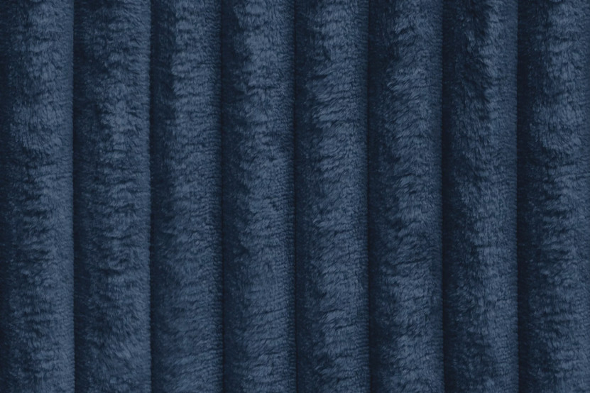 Canapé 5 places - 2 modules convertibles : Canapé 3 places + Canapé 2 places - Velours côtelé XL Bleu