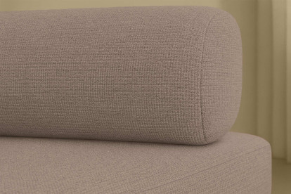 Canapé 3 places convertible et modulable - Tissu lisse Marron