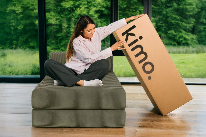 Méridienne convertible et modulable - Velours côtelé Vert