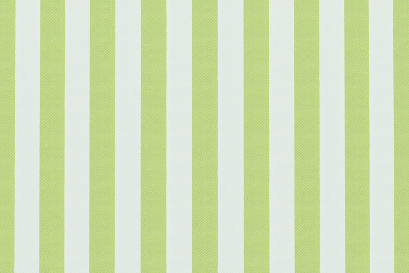 Pouf modulable - Tissu extérieur à rayures, blanc et vert anis
