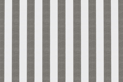 Housse Canapé droit - 3 places - Tissu imperméable à rayures, blanc et gris anthracite