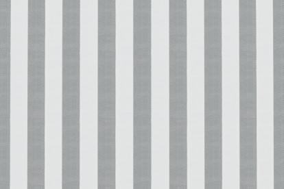 Canapé 3 places modulable - Tissu extérieur à rayures, blanc et gris