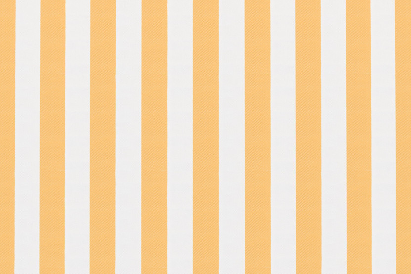 Pouf modulable - Tissu extérieur à rayures, blanc et jaune
