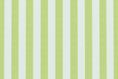 Canapé 2 places modulable - Tissu extérieur à rayures, blanc et vert anis