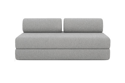Canapé 3 places convertible et modulable - Tissu tweed Gris