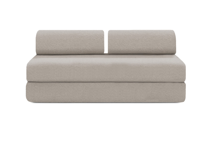 Housse Canapé droit convertible - 3 places - Tissu imperméable gris